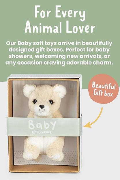 Living Nature Baby Lion Cub Stuffed Animal Plush Toy