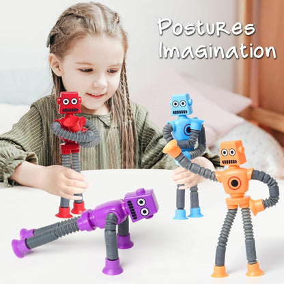 Light Up Robot Extending Limbs
