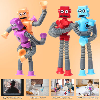 Light Up Robot Extending Limbs