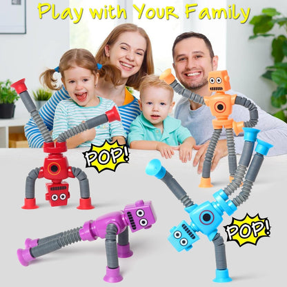Light Up Robot Extending Limbs