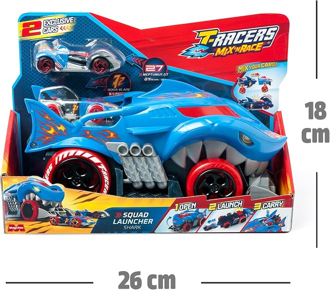 T-Racers Mix 'N Race: Squad Launcher Shark