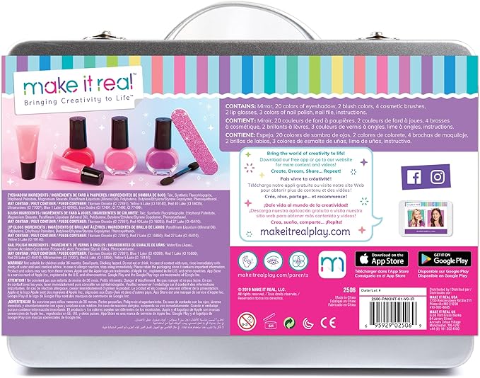Make It Real All-In-One Makeup Set for Girls - Starter Cosmetic Kit