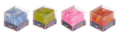 Maltose Squeezy Ripple Cube - Stress Relief Toy For Kids - 4 Colours to Collect