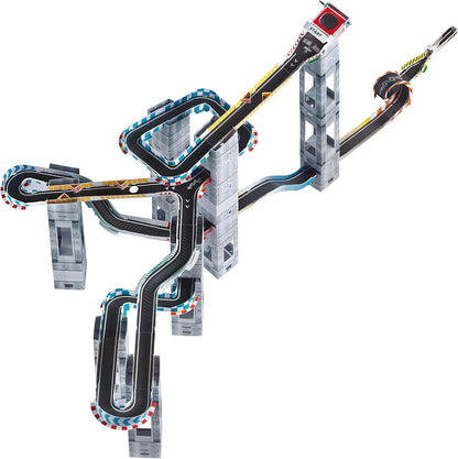 University Games | Marble RaceTrax Game | 68 pieces Marble Race Track
