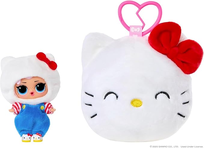 L.O.L. Surprise! Loves Hello Kitty Reversible Plush Surprise