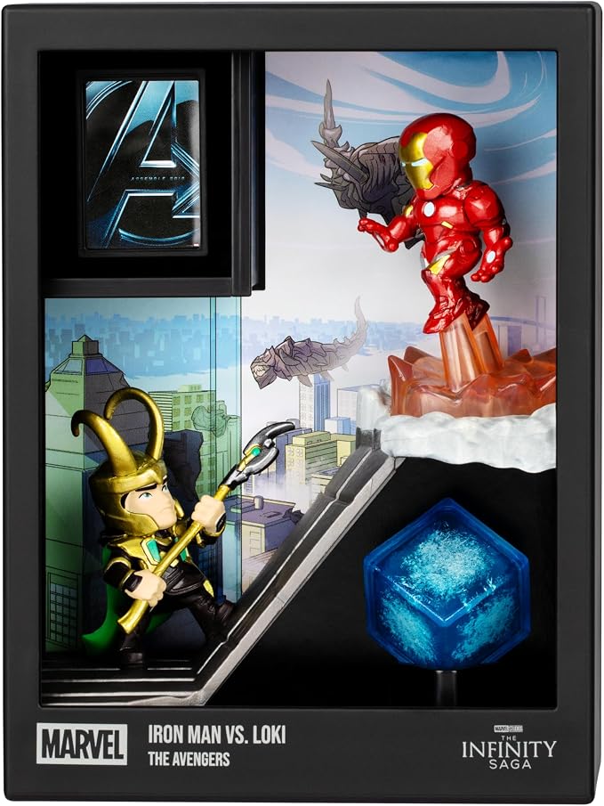 FANDROP Marvel: Iron Man VS. Loki Display Diorama (MV04)
