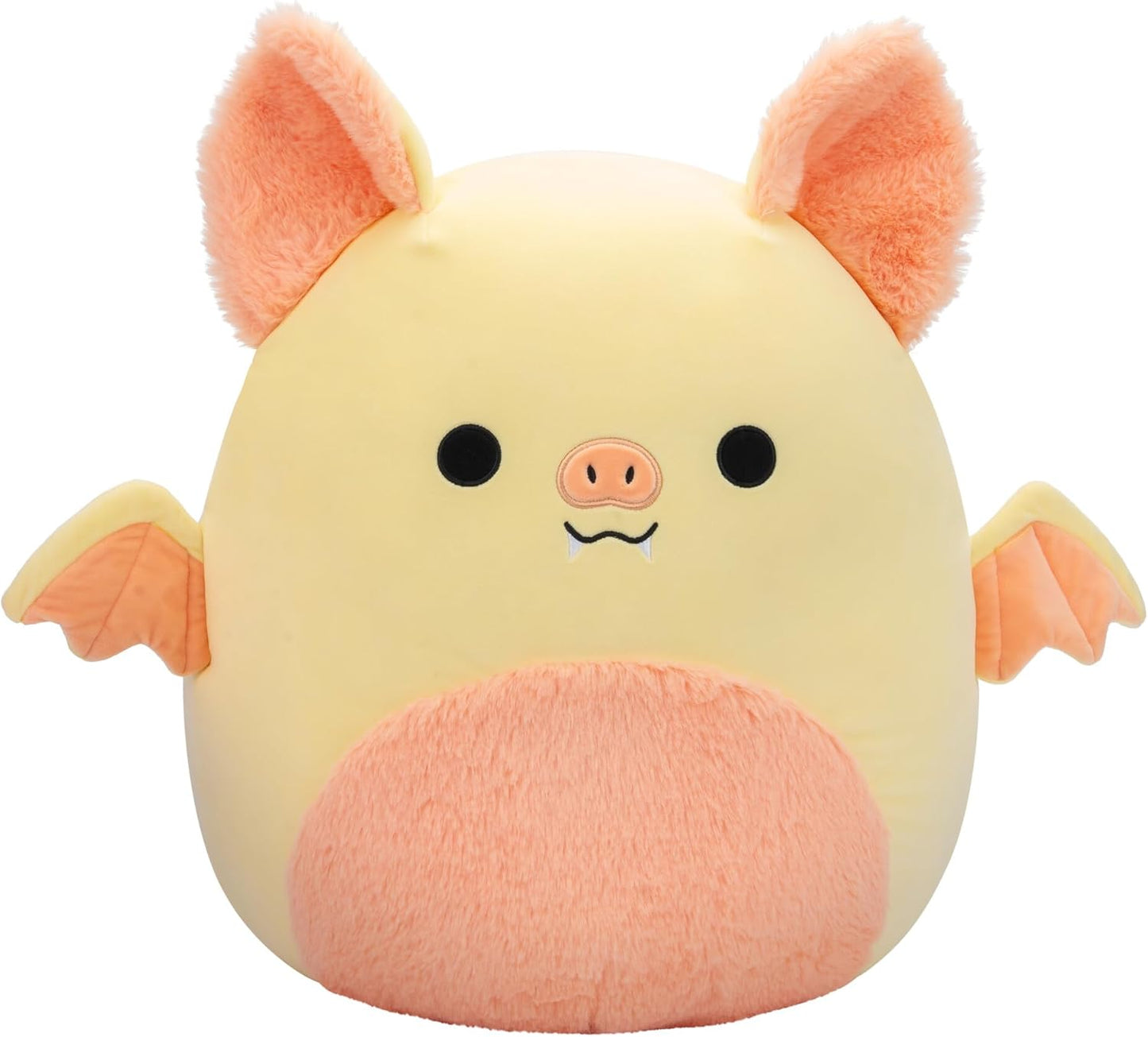 Squishmallows 16 Inch Plush - Meghan the Cream and Pink Bat with Fuzzy Belly