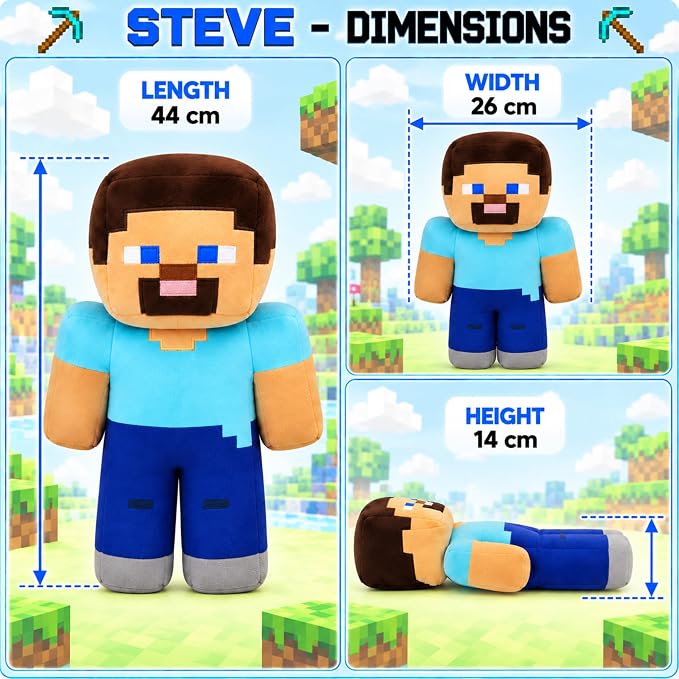 Minecraft Steve 44cm Plush Toy