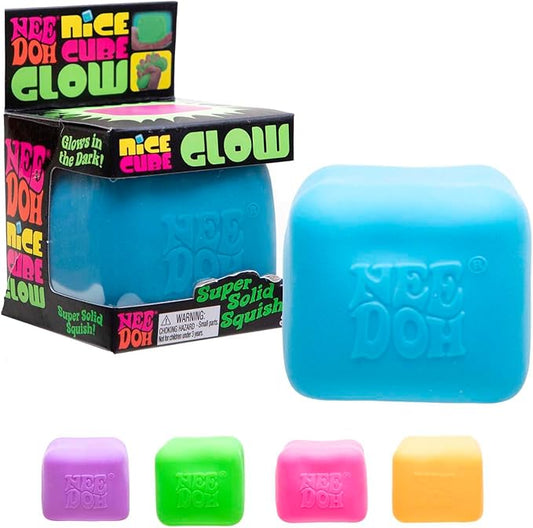 NeeDoh Nice Cube: Glow Squishy Stress Toy