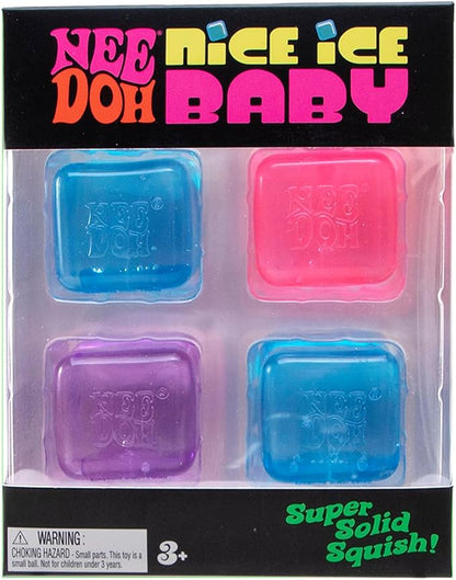 NeeDoh Nice Ice Baby Cube 4-Pack