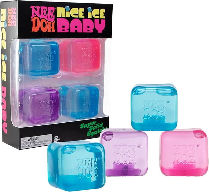 NeeDoh Nice Ice Baby Cube 4-Pack