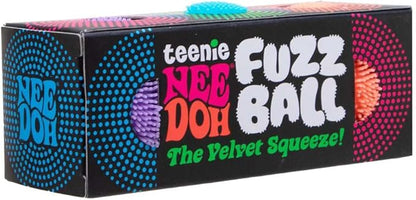 NeeDoh Teenie: Fuzz Ball 3-Pack Squeeze Toy (Styles Vary)