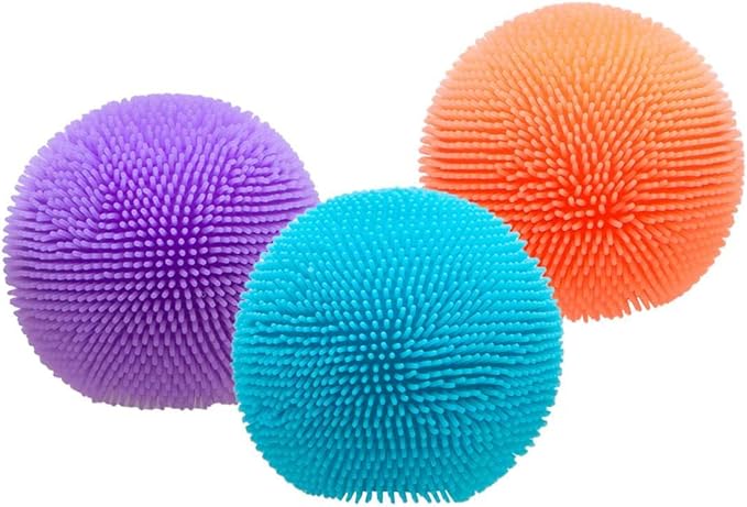 NeeDoh Teenie: Fuzz Ball 3-Pack Squeeze Toy (Styles Vary)