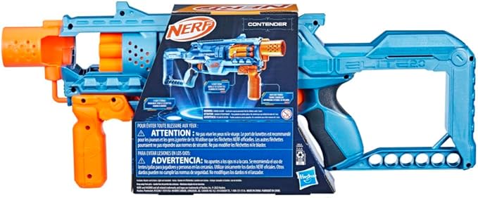 Nerf Elite 2.0 - Contender With 6 Nerf Elite Foam Darts