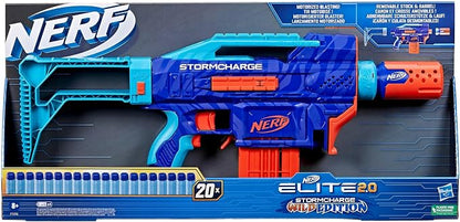 NERF Elite 2.0: Stormcharge Wild Edition, Motorized Blaster