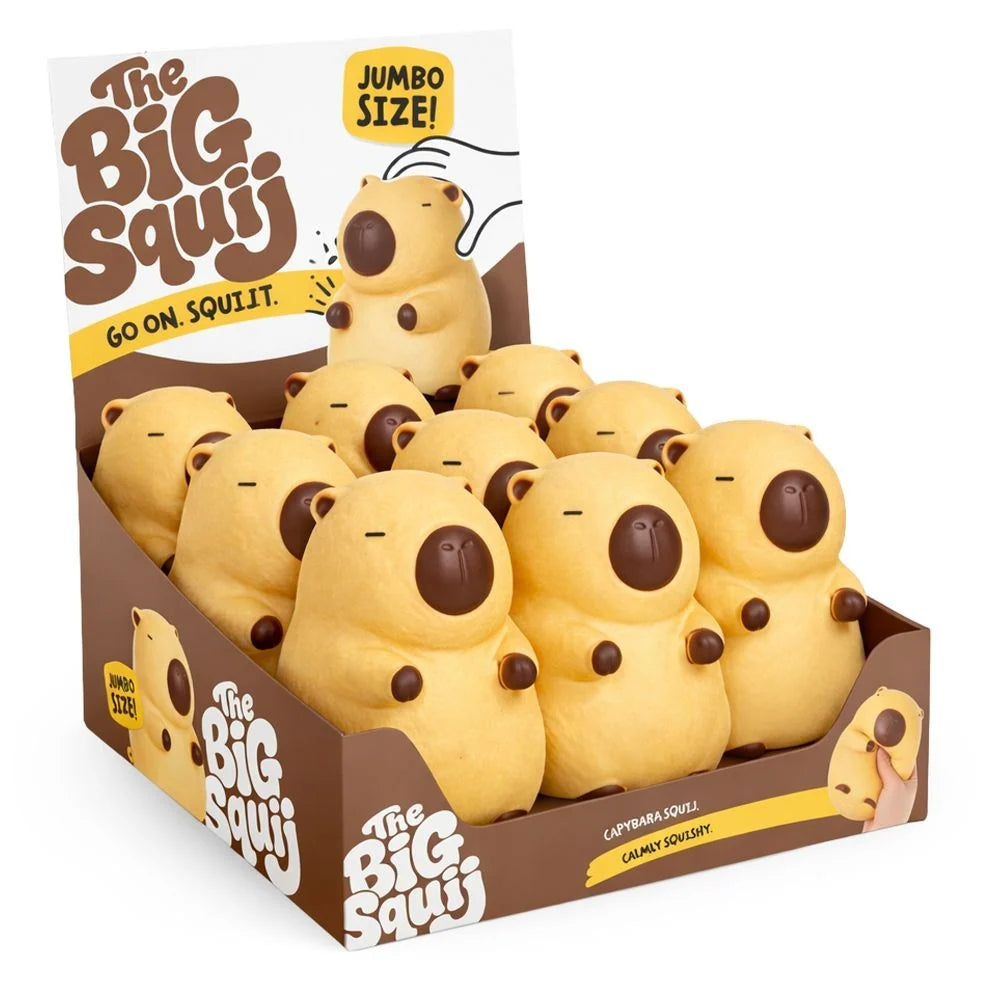 The Big Squij Jumbo Capybara Slow-Rise Squishy Toy, Single Pack