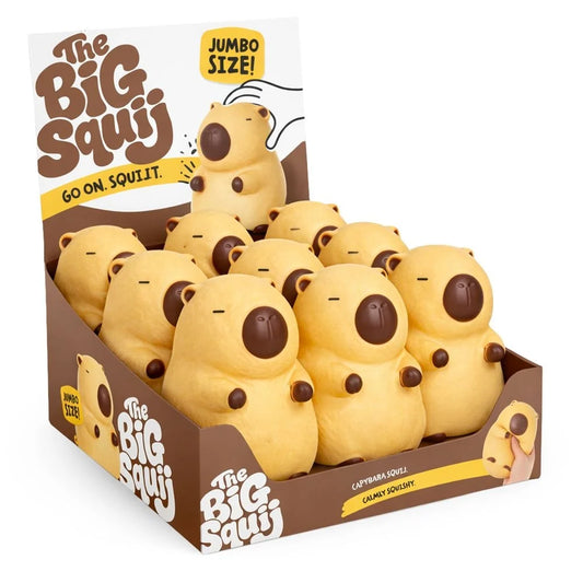 The Big Squij Jumbo Capybara Slow-Rise Squishy Toy, Single Pack