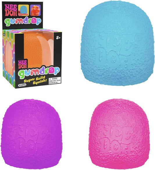 NeeDoh Gumdrop Squishy Fidget Toy - Sweetie-Themed Stress Ball