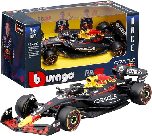 burago - F1 Red Bull Racing RB21 2025#1 Verstappen, 1:43 Scale Diecast Car
