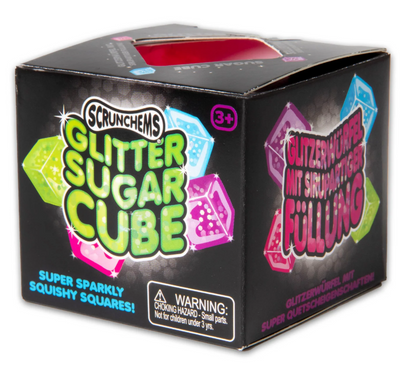 Scrunchems: Glitter Squishy Sugar Cube - Single Pack