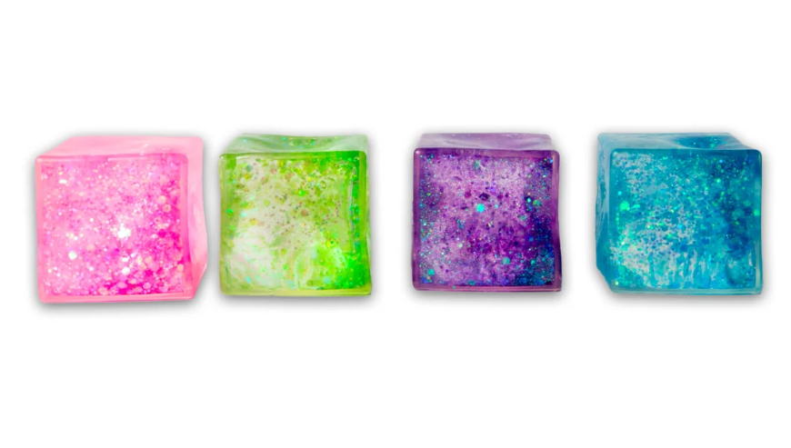 Scrunchems: Glitter Squishy Sugar Cube - Single Pack