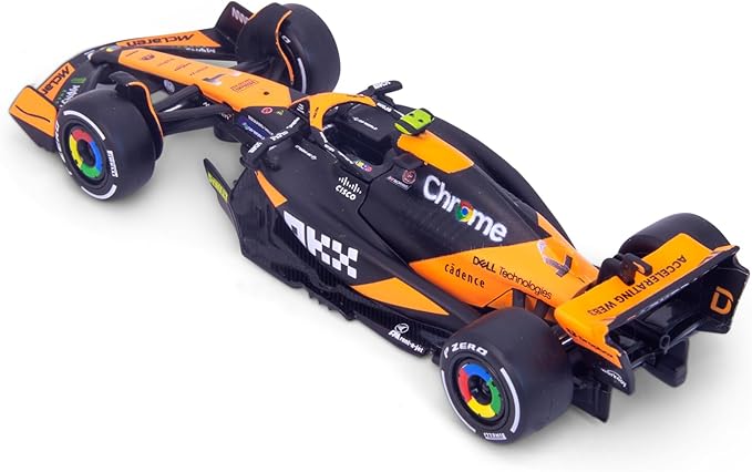 Bburago F1 Formula 1 MCLAREN MCL38 (2024) NORRIS 1:43 Scale Die-Cast Replica Collectible Race Car Model