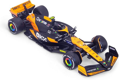 Bburago F1 Formula 1 MCLAREN MCL38 (2024) NORRIS 1:43 Scale Die-Cast Replica Collectible Race Car Model