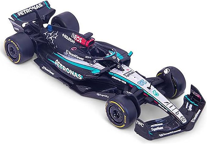 Bburago F1 Formula 1 MERCEDES AMG W15 (2024): RUSSELL - Die-Cast Replica Collectible Race Car Model