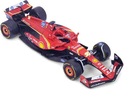 Bburago F1 Formula 1 FERRARI SF-24 (2024) - LECLERC - 1:43 Scale Die-Cast Replica Collectible Race Car Model