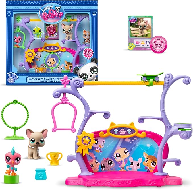 Littlest Pet Shop - Pets Got Talent Playset Playset With 2 Exclusive Pet Mini Figures