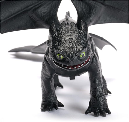 Dreamworks Dragons, How to Train Your Dragon, Battle Dragons, Plasma Sounds Night Fury, 13” Action Figure
