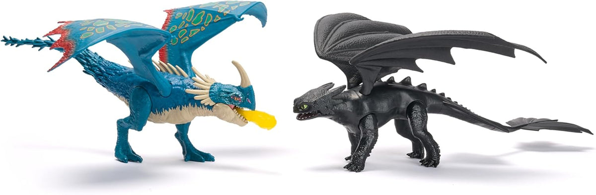 Dreamworks Dragons, How to Train Your Dragon, Battle Dragons, Plasma Sounds Night Fury, 13” Action Figure
