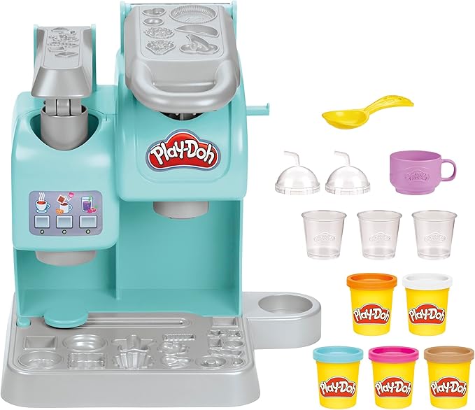 Play-Doh Kitchen Creations - Colorful Cafe Playset with 5 Colours
