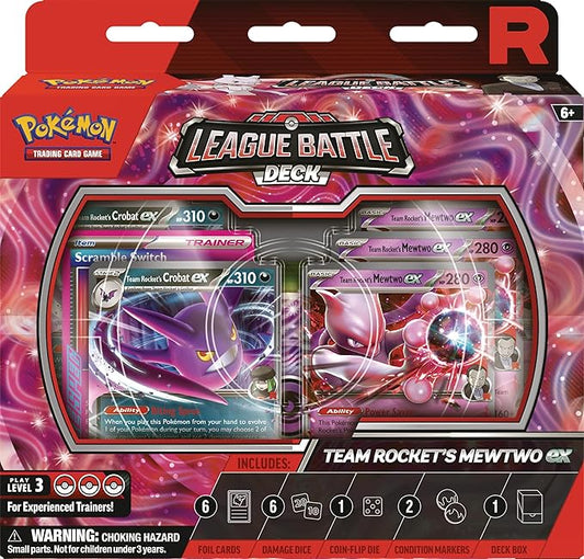Pokémon TCG: Team Rocket’s Mewtwo ex League Battle Deck