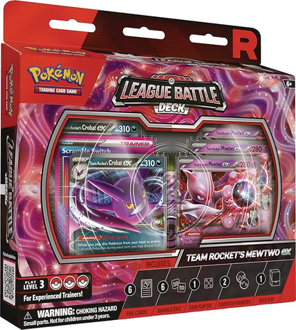 Pokémon TCG: Team Rocket’s Mewtwo ex League Battle Deck