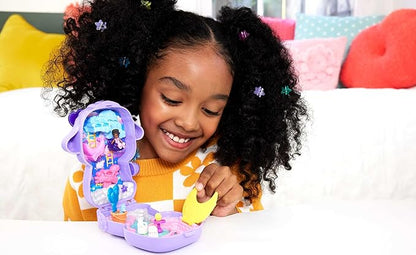 Polly Pocket Dolls & Playset, Cozy Dreamland Lamb Compact