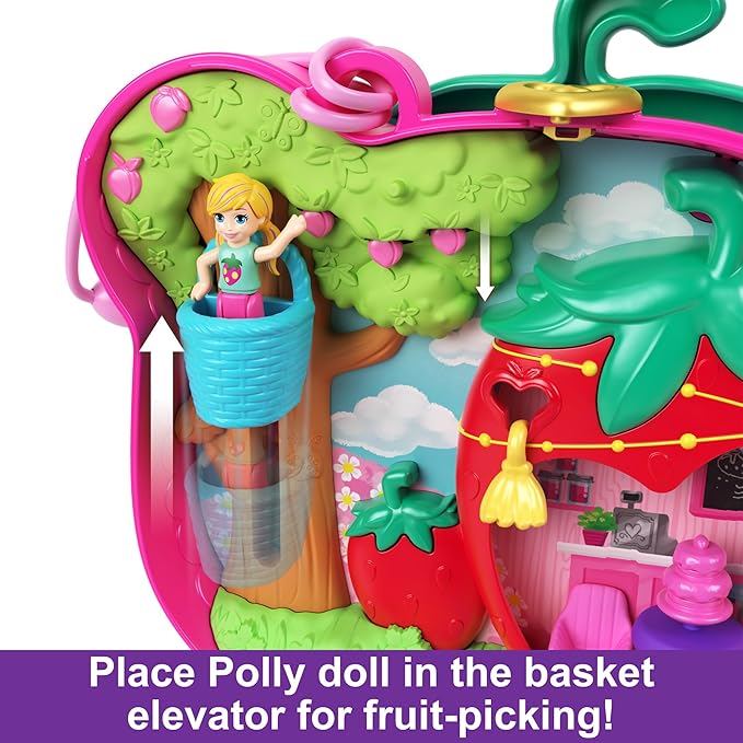 Polly Pocket Playset with 2 Micro Dolls & 12 Accessories