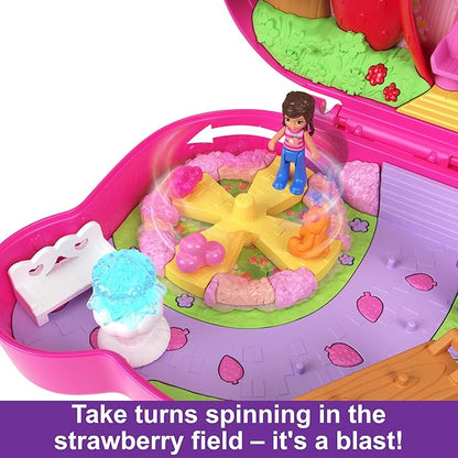 Polly Pocket Playset with 2 Micro Dolls & 12 Accessories