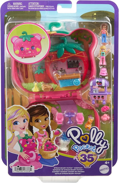 Polly Pocket Playset with 2 Micro Dolls & 12 Accessories