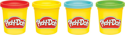 Play-Doh 4 Pack 85 Gram Classic Colours, Red Yellow Blue Green