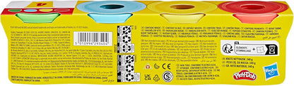 Play-Doh 4 Pack 85 Gram Classic Colours, Red Yellow Blue Green