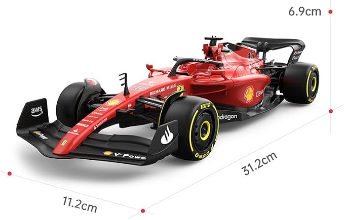 Rastar F1 Ferrari F1-75 1:18 RC Car