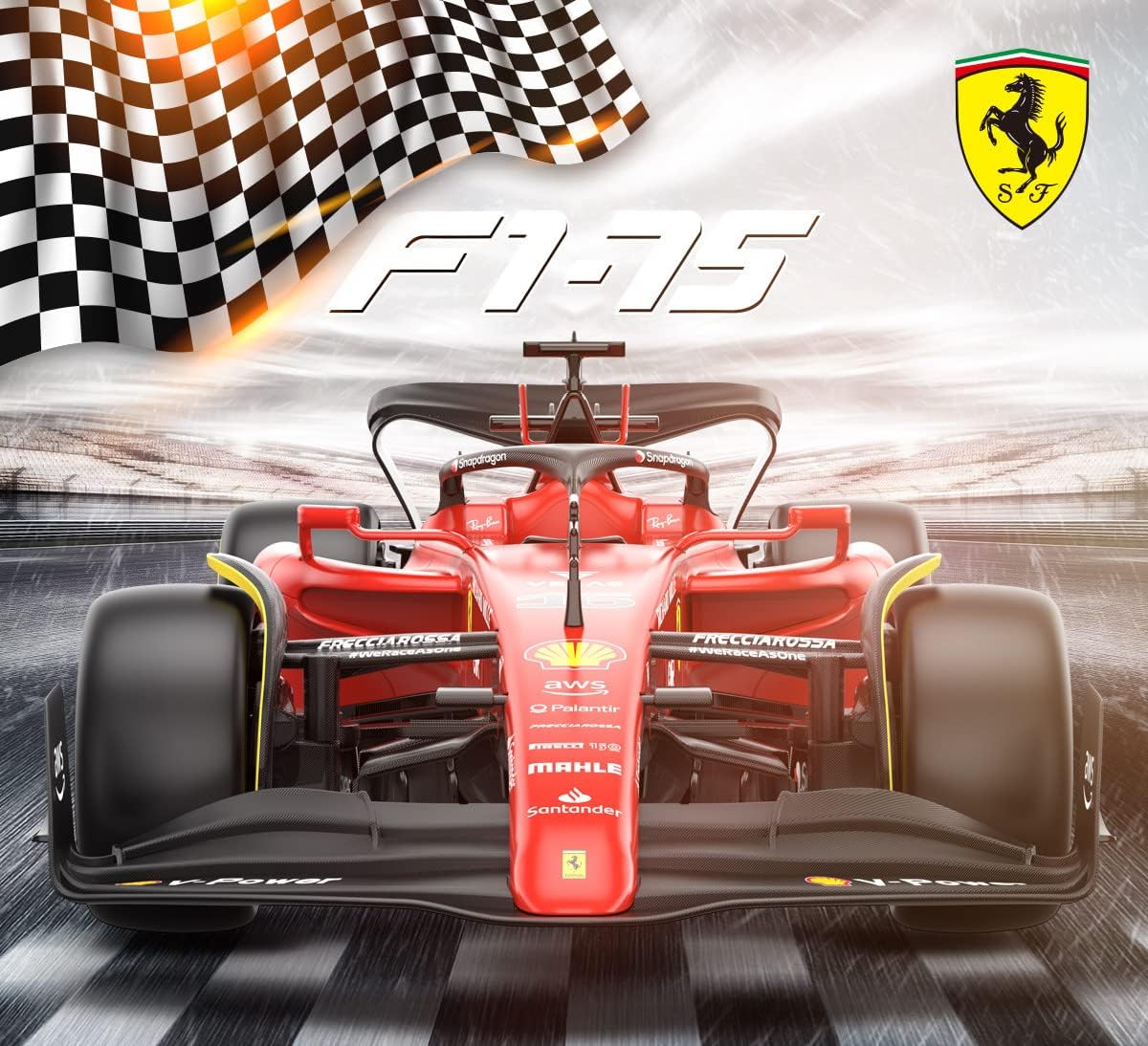 Rastar F1 Ferrari F1-75 1:18 RC Car