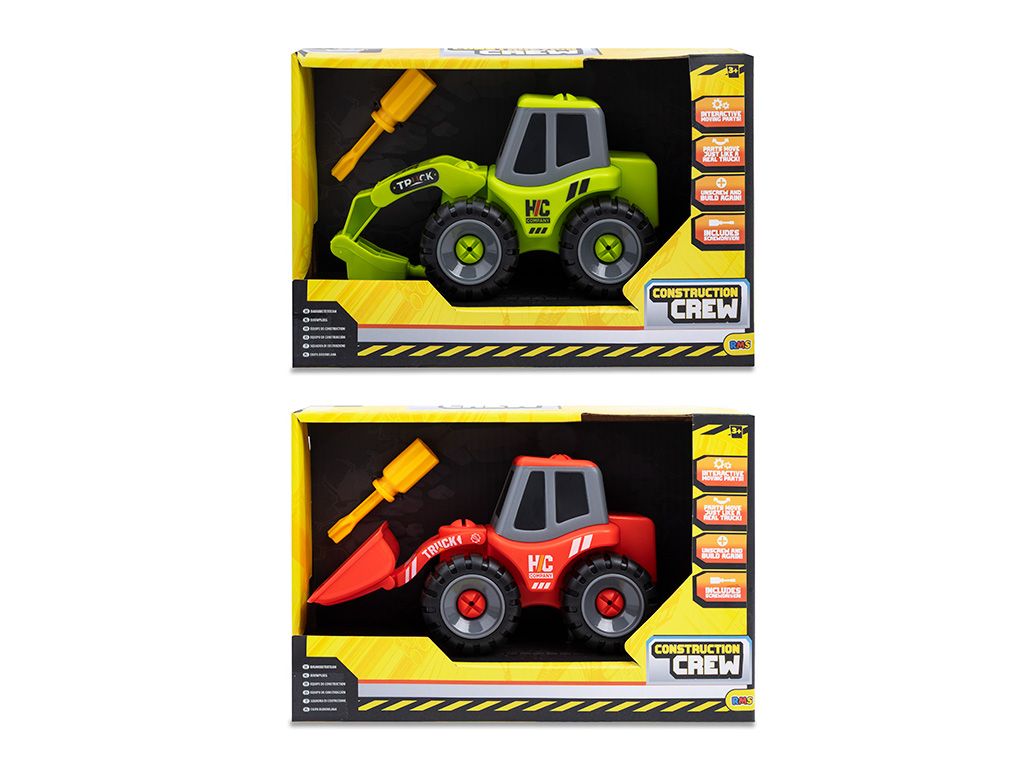 RMS Speed Kings: Construction Crew Unscrew & Build Toy Assortment