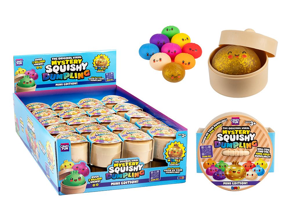 RMS The Original Viral Mystery Squishy Dumpling, Mini Edition - Single Pack