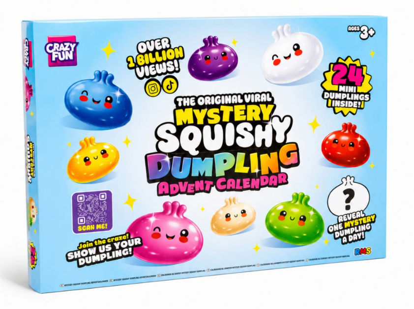 RMS The Original Viral Mystery Squishy Dumpling Advent Calendar