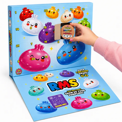 RMS The Original Viral Mystery Squishy Dumpling Advent Calendar