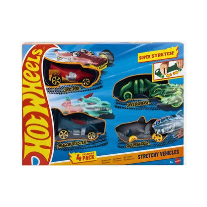 RMS Hot Wheels Stretchy Vehicles 4 Pack