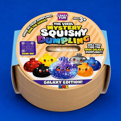 RMS The Original Viral Mystery Squishy Dumpling, Galaxy Edition - Single Pack