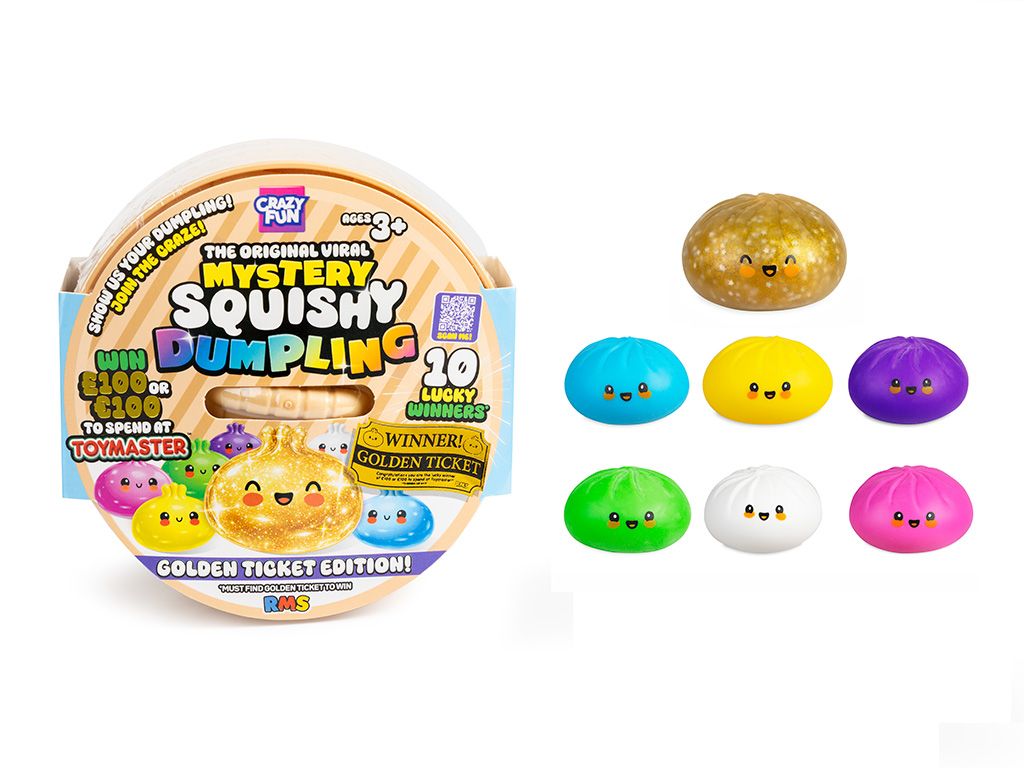 RMS The Orginal Viral Mystery Squishy Dumpling, Golden Ticket Edition! - Single Pack